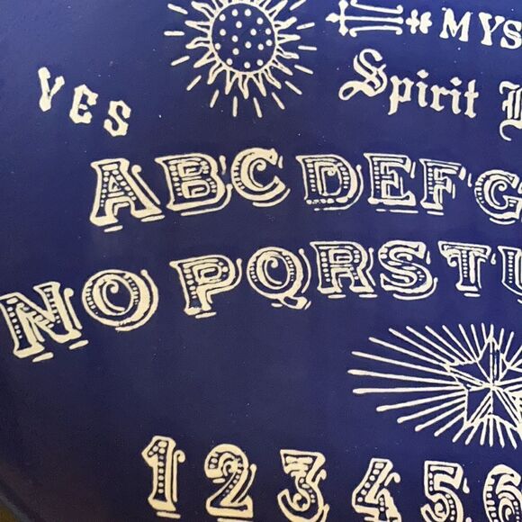 Ouija Board Platter - heavy purple blue color - Picture 2 of 7